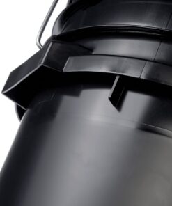 Hudson Exchange Premium 7 Gallon Bucket, HDPE, Black Pack of 1 17 71M9BRbjIWL