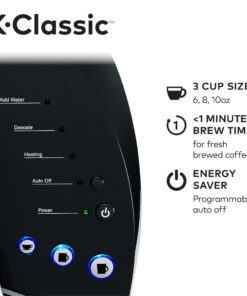 Keurig K-Classic Coffee Maker K-Cup Pod, Single Serve, Programmable, 6 to 10 oz. Brew Sizes, Black 27 71M9MKnf0LL