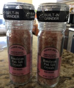 Trader Joe's Himalayan Pink Salt Crystals with Built in Grinder 4.5 Oz, (2-Pack) 15 71M9hGd5yL