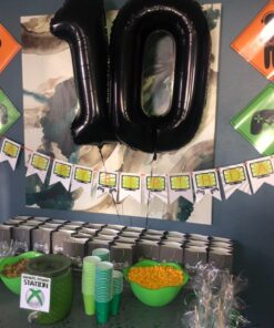 BLUE PANDA Gamer Party Favor Bags, Video Game Party Supplies (5 x 8.5 x 3 in, 36 Pack) 37 71MA1Qi320L