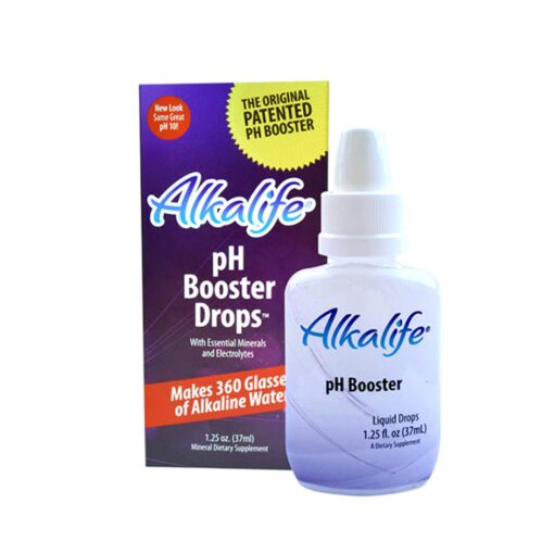 Alkalife pH Booster Drops | The First Patented Alkaline Water Booster to Neutralize Acid & Balance pH for Immune Support, Peak Performance, Detox, Overall Wellness, and Reduced Inflammation – 1.25oz