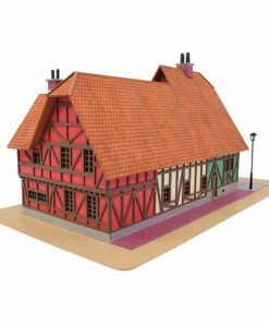 Alternative view of Giant Bean Bag Chairs MK07-03 Studio Ghibli Series Howl's Moving Castle Hatter Hat Shop 1/150 Scale Papercraft Kit