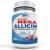 100% Mega Allicin Stabilized Patented Allicin from Garlic | Powerful 180,000mcg (180mg) 90 Vegetarian (vCAPS) Odor-Controlled, Non-GMO, Gluten-Free | Derrived from Allium Sativum (90 Count) 90 Count (Pack of 1)