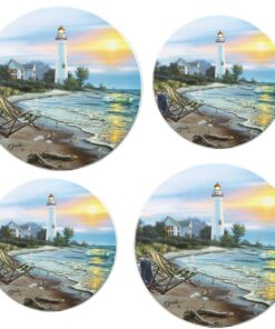 Alternative view of Reston Lloyd Electric Stove Burner Covers, Set of 4, A Perfect Day All-Over Pattern
