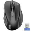 TECKNET Wireless Mouse, 2.4G Ergonomic Optical Mouse, Computer Mouse for Laptop, PC, Computer, Chromebook, Notebook, 6 Buttons, 24 Months Battery Life, 2600 DPI, 5 Adjustment Levels 55 71MCmrKFCNL