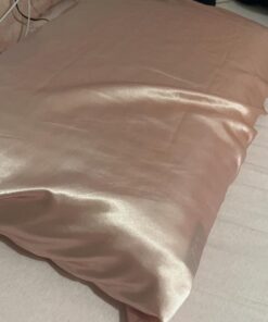 BEDELITE Satin Silk Pillowcase for Hair and Skin, Coral Pillow Cases Standard Size Set of 2 Pack, Super Soft Pillow Case with Envelope Closure (20x26 Inches) Standard (20" x 26") 27 71MCytxvrL