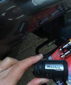 Master Lock Receiver Lock, 1/2 in. and 5/8 in. Swivel Head Receiver Locks, Weather Resistant Automotive Receiver Lock with Keys 33 71MD7hntaaL