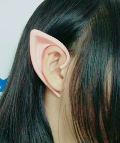 Secaden Cosplay Fairy Pixie Elf Ears Soft Pointed Ears Tips Anime Party Dress Up Costume Accessories (Short Style) Short Style 20 71MDi298uGL