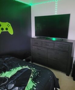 REEMEER Led Lights 100ft(2 Rolls of 50ft) Smart APP Control Music Sync Led Strip Lights RGB Color Changing Led Lights Strips with Remote Led Lights for Bedroom Kitchen and Party 100 ft 26 71MDxYaMyiL