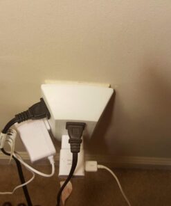 GE 6-Outlet Extender, Grounded Wall Tap, Adapter Spaced Outlets, 3-Prong, Multiple Plug, Quick and Easy Install, Cruise Essentials, UL Listed, White, 50759 1 Pack Standard Power Strip 47 71MENkUbSLL