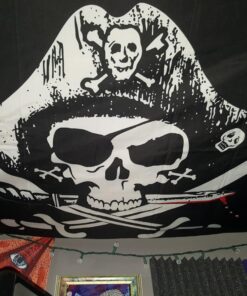 Alternative view of Vista Flags Deadman's Chest Tricorner Pirate 3x5 Polyester Flag