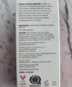 Cliganic Organic Jojoba Oil, 100% Pure (4oz) | Moisturizing Oil for Face, Hair, Skin & Nails | Natural Cold Pressed Hexane Free | Base Carrier Oil 4 Fl Oz (Pack of 1) 49 71MEgy9LNEL