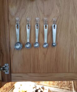 Measuring Spoons: U-Taste 18/8 Stainless Steel Spoons Set of 9 Piece: 1/16 tsp, 1/8 tsp, 1/4 tsp, 1/3 tsp, 1/2 tsp, 3/4 tsp, 1 tsp, 1/2 tbsp & 1 tbsp Dry and Liquid Ingredients XS-9 pcs 53 71MEk2N 3PL