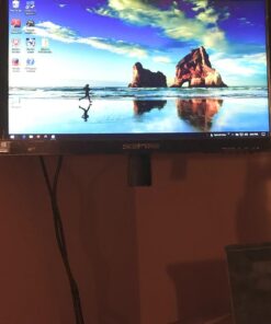 Sceptre E205W-1600 20" 75Hz Ultra Thin LED Monitor HDMI VGA Build-in Speakers, Metallic Black (2018 version) Single 37 71MF5r9fU7L