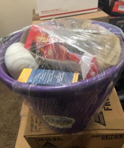 Sam Wrap (R) Stretch Wrap 5" x 1000' Roll with Handle, 80 Gauge Extra Thick Durable Self-Adhering Plastic Wrap for Moving, Packing Wrap Industrial Strength, Clear Plastic Pallet Shrink (2 Pack) 2 Pack 36 71MFLLWjw6L