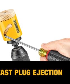DEWALT Hole Saw Kit, Standard Electrician's Set, Bi-Metal (D180002) , Yellow 14 71MFTJw5qL
