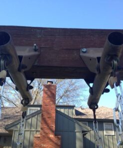 Swing-N-Slide Wind Rider Glider Swing, No Swing Hangers Yellow/Blue, 72" H x 14" W x 25" L 20 71MFx84JmEL