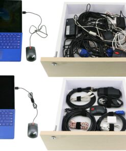 PASOW 50pcs Cable Ties Reusable Fastening Wire Organizer Cord Rope Holder 7 Inch (Black) Black 26 71MG5VMJEcL