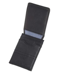 Alternative view of Levi's Men's RFID Magnetic Money Clip Front Pocket Wallet With ID Window, Credit Card Slots One Size Black Jack