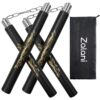 zalani Nunchucks,Safe Foam Rubber Training Nunchucks 2pack Black 16 71MGBMNQgwL