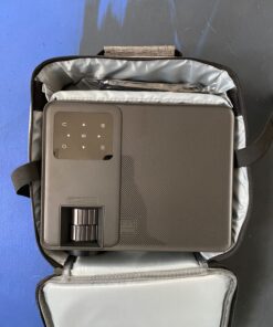 BIGASUO 1080P Projector 5G WiFi Bluetooth - 15000Lux 560ANSI Full HD Outdoor Movie Projector, 300" Display Support 4k Home Theater,Compatible with iOS/Android/XBox/PS4/TV Stick/HDMI Light Grey 42 71MGItXHCWL