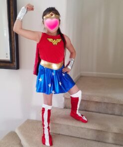 Super DC Heroes Wonder Woman Child's Costume Medium As Shown Standard Packaging 29 71MGQ35Mu8L
