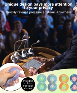 Calm Stickers for Anxiety Sensory Stickers Anti Stress Tactile Textured Stickers Combined with Breathing Exercise for Fidget Strips Suitable for Children and Adults (30 Pierces)(Mixed Loading) Small Hole 22 71MGSaGxY L