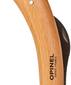 Opinel No. 08 Mushroom Knife – Pick + Clean Mushrooms, Beechwood Handle, Integrated Brush, Curved Sandvik Steel Blade, Made in France 19 71MGr7zSHeL
