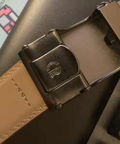 CHAOREN Leather Ratchet Belt Men - Customizable Fit, Effortless Style (35mm) Imperial - Black 42" to 48" Waist Adjustable 25 71MGsHlmyL