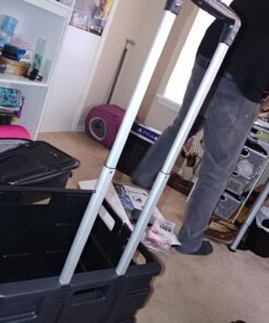 Olympia Tools 85-010 Grand Pack-N-Roll Portable Tools Carrier with Telescopic Handle, 80 Lb. Load Capacity, Black Grand Pack-N-Roll Portable Tool Carrier 35 71MH0zWi iL