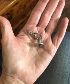 Keychain Metal Spinning Top + Snaphook for Daily Carry. Spins Forever (up to 6:01 Min). Self-Balancing Spinning Top Toy. Unique Gift for Men/Women - Adults, Teens, Kids. EDC Spin Top Gyroscope Tops 30 71MH73kj2WL