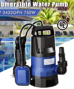 Yescom 1HP Submersible Water Pump 3434GPH 750W Clean/Dirty Water Pumps with Automatic Float Switch for Swimming Pool Garden Tub Pond Flood Drain 1 HP 16 71MHVmU9k7L
