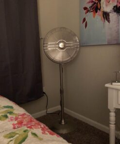 Hunter 90438 16” RETRO Stand Fan with Brushed Nickel Finish 26 71MHdyQ1vEL