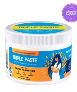 Alternative view of Triple Paste Diaper Rash Cream for Baby - 8 Oz Tub - Zinc Oxide Ointment Treats, Soothes and Prevents Diaper Rash - Pediatrician-Recommended Hypoallergenic Formula with Soothing Botanicals 8 Ounce