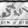 Anley Fly Breeze 3x5 Foot Join Or Die Flag - Vivid Color and Fade proof - Canvas Header and Double Stitched - Rattlesnake Flags Polyester with Brass Grommets 3 X 5 Ft Join Or Die - 1 Pack 14 71MIWVhaHJL
