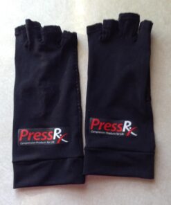 PressRx Compression Arthritis Gloves for comfortable pain relief from Rheumatoid, Carpal Tunnel and more – With Fingerless Fit for Easy Daily Use (1 PAIR) - SMALL Small (1 Pair) 22 71MIXperfcL
