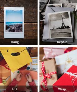 PCKPGON Transparent Tape Refills, 12 Rolls, 3/4 x 1000 Inches, 1 inch Core, Clear Desk Refillable Tape Dispenser Refill Rolls, Glossy Gift Wrapping Tape, Engineered for Home Office School Use 11 71MJMqqTpwL