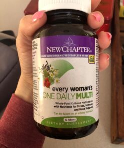 New Chapter Women's Multivitamin for Immune, Beauty + Energy Support with 20+ Nutrients -- Every Woman's One Daily, Gentle on the Stomach, 72 Count 72 Count (Pack of 1) 56 71MJWG1zjL