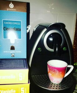 Gourmesso 50ct Flavored Espresso Pods | Int.5 | Proudly Fairtrade | Compatible with Nespresso Original Capsule Machines | Caramel Vanilla Chocolate Hazelnut Coconut | Medium Roast 50ct Flavors Bundle 10 Count (Pack of 5) 50 71MK0z87 JL