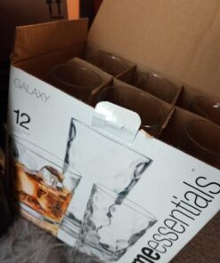 Home Essentials 12-Piece Galaxy Glassware Set, 17 oz 35 71MKwDU6NL