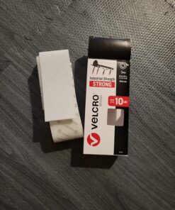 VELCRO Brand - Industrial Strength | Indoor & Outdoor Use | Superior Holding Power on Smooth Surfaces | Size 4ft x 2in | Tape, White - Pack of 1 41 71ML8DqXmDL