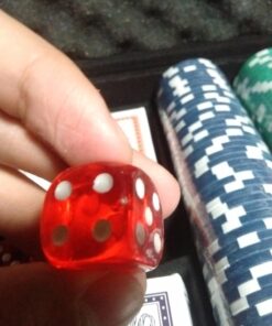 Kovot 300 Chip Dice Style Poker Set in Aluminum Case (11.5 Gram Poker Chips) 30 71ML8v i oL