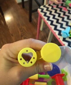 Carykon Dough Extruders Set Assorted Designs, Set of 10, 5 Patterns - Random Colors 38 71MLL2SzyEL