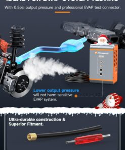 FOXWELL ST101 0.5 PSI EVAP Smoke Machine Leak Tester, Professional Vacuum Leak Detector, Automotive Smoke Machine Compatible with Any Air Compressor Types 9 71MLV4XMDSL