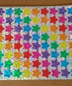 TREND enterprises, Inc. T-46910 Colorful Sparkle Stars superShapes Value Pack, 1300/Pack 1/4 to 1/2 inch 9 71MLaBYzgKL