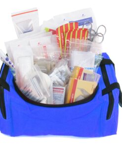 Dixie EMS First Responder Fully Stocked Trauma First Aid Kit – Blue 12 71MLmjIT4RL
