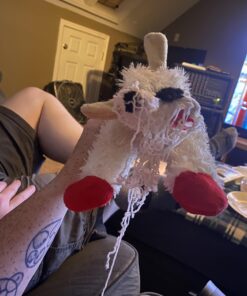 Multipet Plush Dog Toy, Lambchop, 10", White/Tan, Small 10" 30 71MMB8Ln0WL