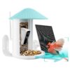 NETVUE Birdfy AI - Smart Bird Feeder with Camera + Solar Panel, Free AI Forever, Auto Capture & Identify 6000+ Bird Species, Bird Videos for Birdwatching, Ideal Gift for Bird Lover Solar Blue
