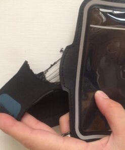 TRIBE Water Resistant Cell Phone Armband Case Running Holder for iPhone Pro Max Plus Mini SE (13/12/11/X/XS/XR/8/7/6/5) Galaxy S Ultra Plus Edge Note (21/20/10/9/8/7/6/5) Adjustable Strap & Key Pocket Grey S: iPhone Mini/8/7/6/5/4/3/SE/Galaxy Mini 38 71MNLc20mlL