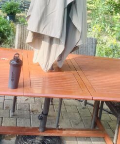 DC America UBP18181-BR 18-Inch Cast Stone Umbrella Base, Made from Rust Free Composite Materials, Bronze Powder Coated Finish 22 71MNb8mZsTL